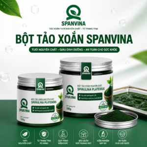 BỘT TẢO XOẮN SPIRULINA NGUYÊN CHẤT SẤY LẠNH 100G
